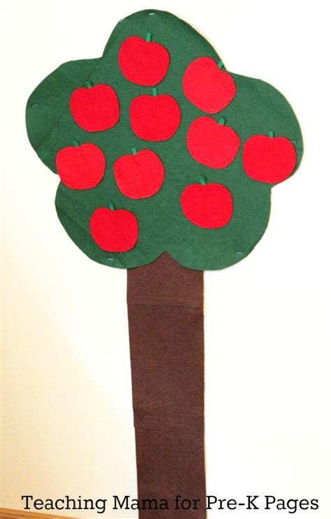 Ten Red Apples Counting Trees