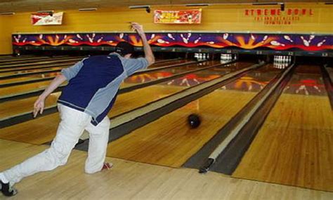 Strike- a strike is when you knock down all 10 pins during the first shot and is indicated on the scoreboard using an "X". This leads to 10 points plus the sum of points in your next turn. For example, if you bowl a strike on the first turn and you knock over 6 pins in your second turn, the points from your first turn would be 10 + 6 and ...