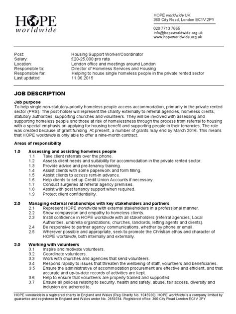 Tenant Support Worker Jobs - 2024 Indeed.com