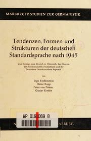 Tendenzen, formen und strukturen der deutschen standardsprache nach 1945. - Kohler courage model sv725 24hp engine workshop manual.