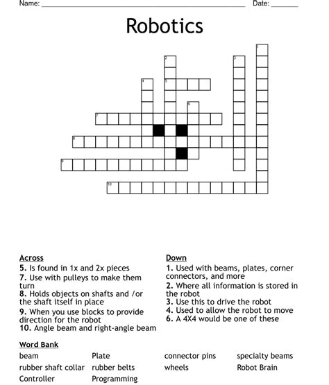 Tender robot? is a crossword puzzle clue. Clue: Te