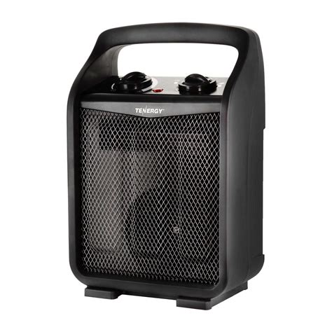 Tenergy 1500w/750w Portable Space Heaters With Adjustable