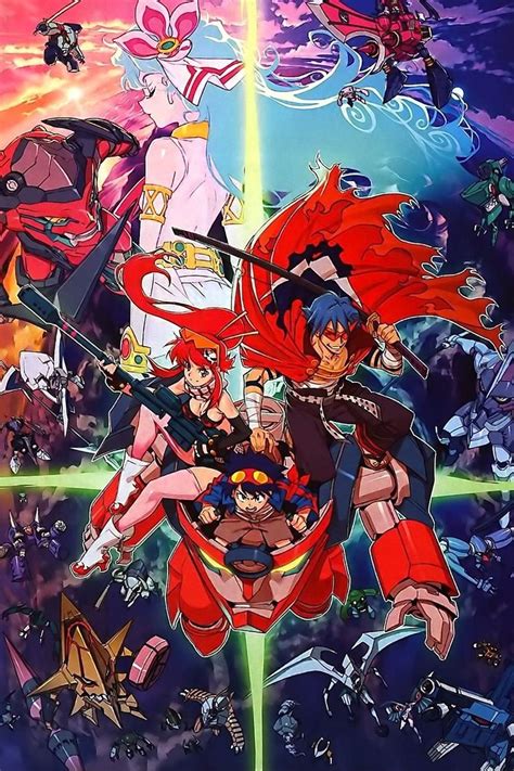 Tengen toppa gurren lagann anime. Synopsis. Simon and Kamina were born and raised in a deep, underground village, hidden from the fabled surface. Kamina is a free-spirited loose cannon bent on making a name for himself, while Simon is a timid young boy with no real aspirations. One day while excavating the earth, Simon stumbles upon a mysterious object that turns out to be the ... 