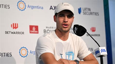 Tenis: Argentina Open 2024 Carlos Alcaraz toma como ejemplo a …