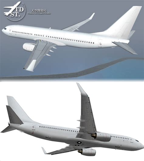 Tenkuu developers studio 737.  Boeing 737-800 base package - white.  FSX/P3D V3 &a...