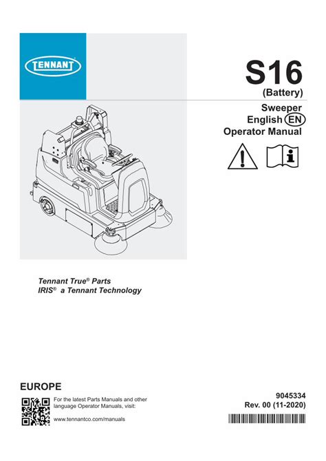 Tennant S16 Manuals ManuaLib