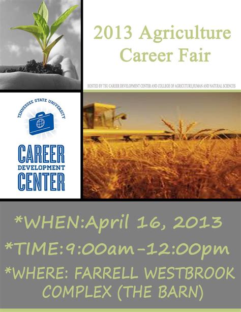 Tennessee Tech School of Agriculture Career Fair is Thursday, …