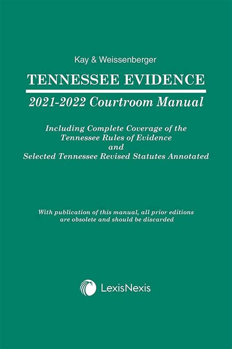 Tennessee evidence courtroom manual by susan l kay. - S 10 haynes repair manuals torrents.