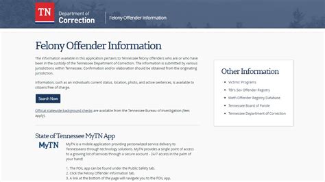 Tennessee Inmate Search (Jail and TDOC/Foil Prison