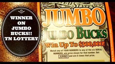 Tennessee lottery jumbo bucks winners. Things To Know About Tennessee lottery jumbo bucks winners. 