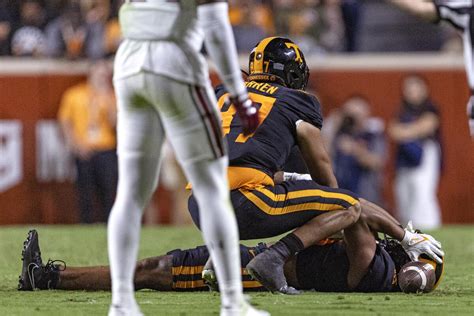 Tennessee receiver Bru McCoy has surgery to repair a displaced fracture of his right ankle