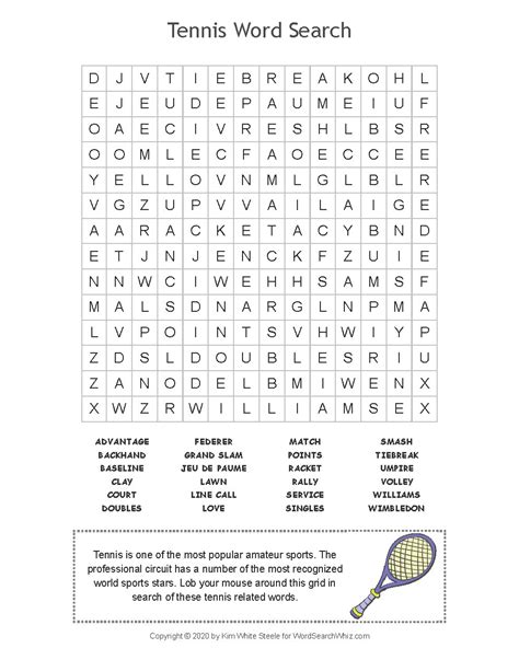 Tennis word whizzle. Things To Know About Tennis word whizzle. 