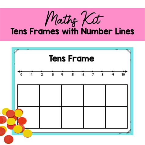 Tens Frames with Number Lines – Maths Kit Resources