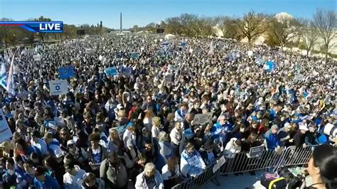 Tens of thousands expected to ‘March for Israel’ in DC today as security escalates for the unprecedented event