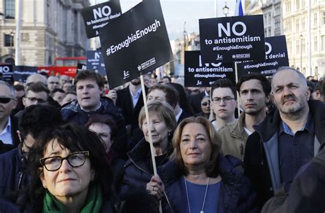 Tens of thousands march against antisemitism in London including UK ex-Prime Minister Boris Johnson