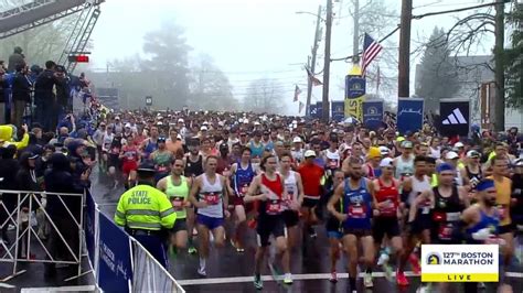 Tens of thousands of runners gear up for 127th Boston Marathon