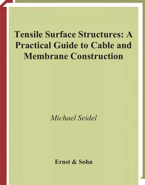 Tensile surface structures a practical guide to cable and membrane. - Polaris rzr 570 2015 manuale di servizio.