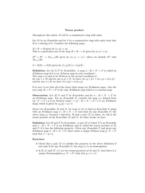 Tensor product.  One can also think of it as inputting 2 generalized v...