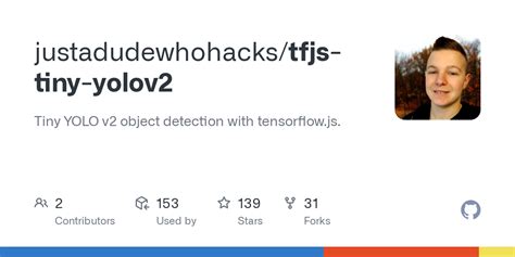 Tensorflow js object detection github. js implementation of tiny yolov2....
