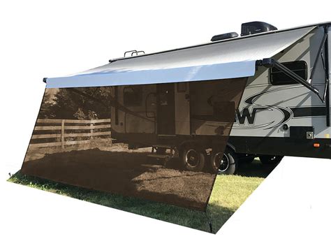 Tentproinc RV Awning Sun Shade 9' X 18' 3'' Black Mesh Screen UV Sunblock Complete Kits Motorhome Camping Trailer Canopy Shelter - 3 Year Warranty . Visit the Tentproinc Store. 4.7 4.7 out of 5 stars 3,529 ratings | 245 answered questions . $149.99 with 6 percent savings -6% $ 149. 99.. 