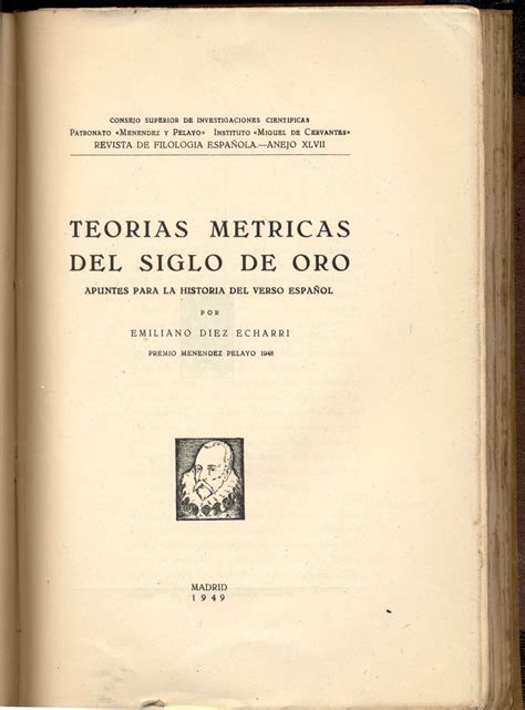 Teorías metricas del siglo de oro. - Manuale di riparazione del velluto benelli.