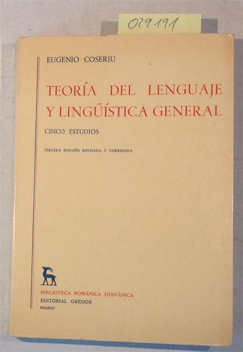 Teoria del lenguaje y lingüistica general. - Model 120000 quantum 675 series manual.