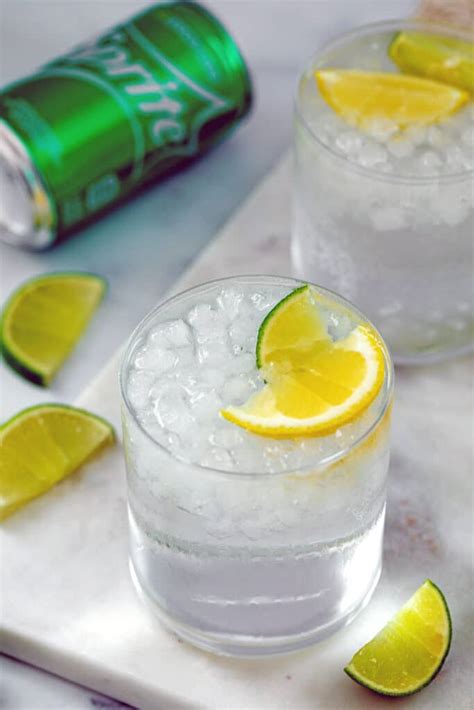 Tequila sprite. The tequila sunrise was invented in the 1930s and originally contained creme de cassis and lime, which now more closely relates to the sunrise's cousin cocktail, the tequila sunset. 