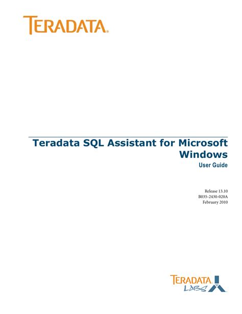 Teradata sql reference manual vol 2. - Bmw z4 30si coupe owners manual.