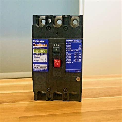 Terasaki XE100CS 100 Amp 3 Pole Circuit Breaker - eBay