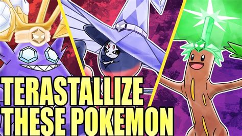 Terastallize is Scarlet & Violet’s new battle gimmick, akin to Mega Evolution, Z-Moves and Dynamax in previous games. When triggered, it transforms the Pokémon into its Tera Type. Subscribe to Premium to Remove Ads. View Full-size. 1. 2 (1 of 2) Press the R button while selecting a move to Terastallize.. 