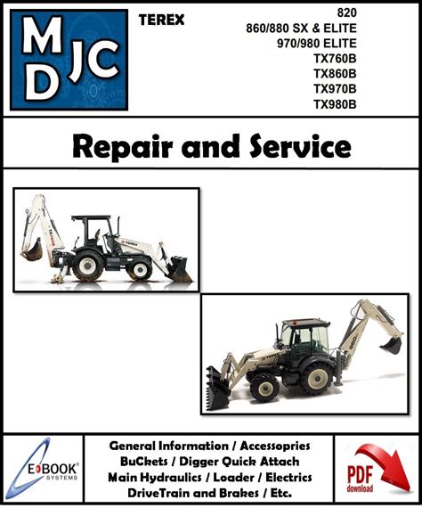 Terex 820 backhoe loader service and repair manual. - Field manual for water quality monitoring.