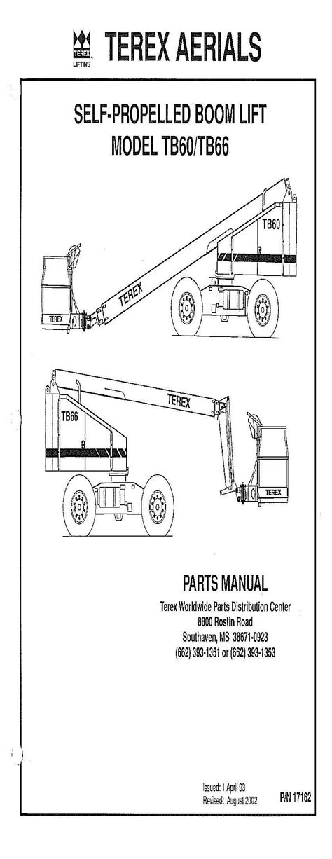 Terex aerial tb60 service repair manuals. - Lezione sopra dante (par., ii, 46-148).