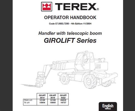 Terex girolift 3514 3518 5022 download manuale officina riparazione officina telescopica. - Ak tayal engineering mechanics solution manual.