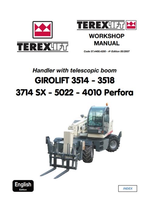 Terex girolift 3514 3518 5022 teleskoplader service reparatur reparaturanleitung download herunterladen. - S185 lift control valve service manual.