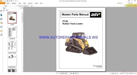 Terex pt60 rubber track loader shop manual. - Spss 10 0 guide to data analysis.