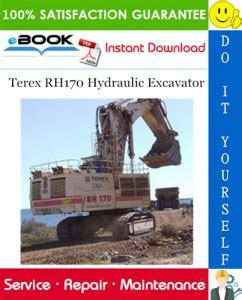 Terex rh170 hydraulic excavator service repair manual. - Craftsman 65 hp lawn mower manual.