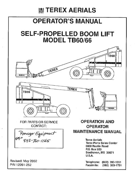 Terex tb 60 boom lift service manual. - Manuale standard del barbiere di barbiere miladys.