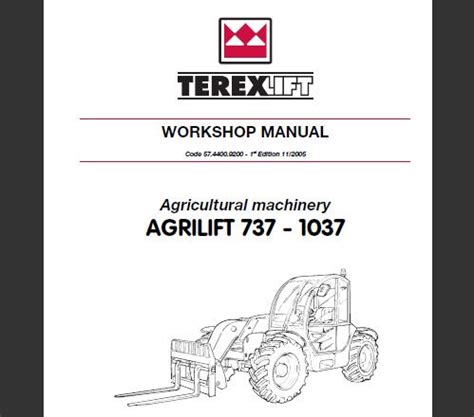 Terex terexlift agrilift 737 1037 telescopic handler service repair manual. - Germanen und germanien in griechischen quellen.