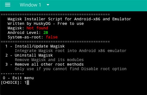 Terminal Emulator Magisk