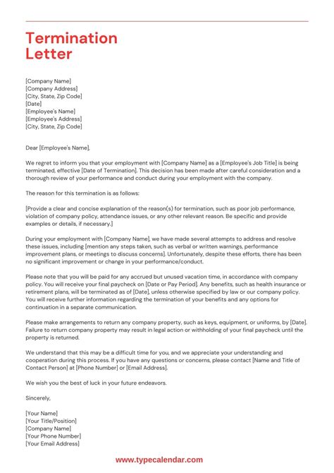 Termination Letter Examples 77+ in PDF MS Word Google Docs