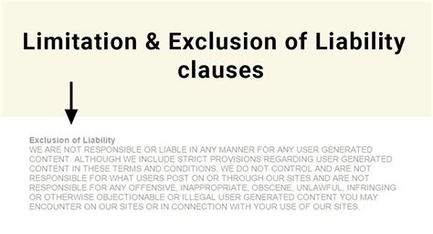 Termination and Exclusion of Liability Sample Clauses