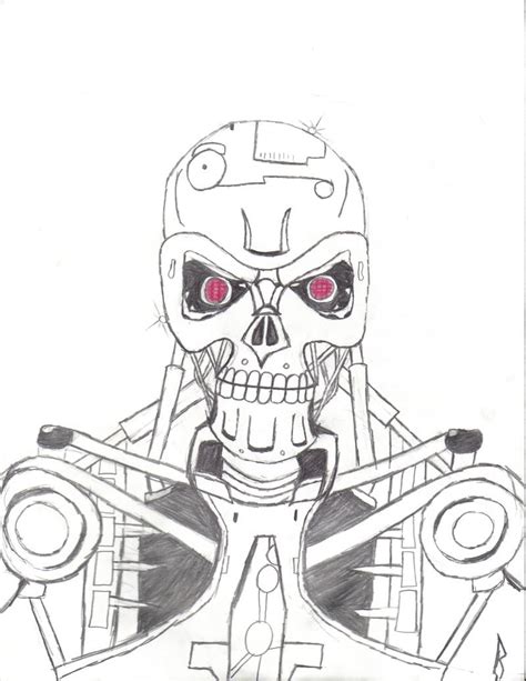 Terminator 2 Coloring Pages Coloring Pages