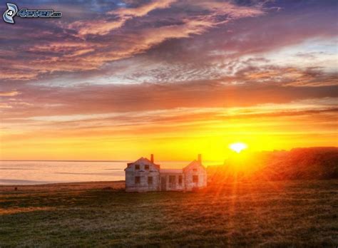 Termine haus-sonnenuntergang