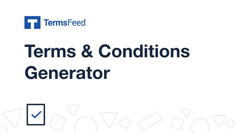 Terms And Conditions Generator The Fastest Free Terms And Conditions Generator