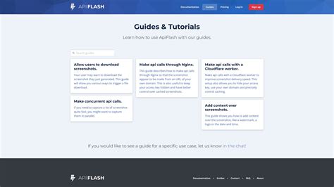 Terms of service of our screenshot API ApiFlash