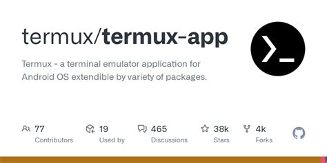 Termux github repository. 118.  Termux application Termux is an Android ...