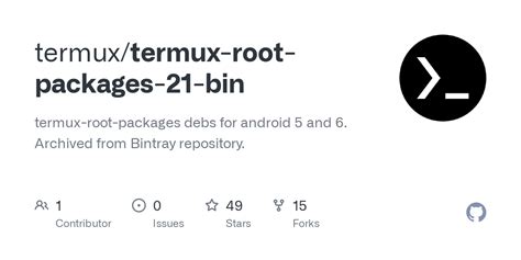 Termux root packages.  termux-root-packages debs for android 5 and 6.  Also availa...