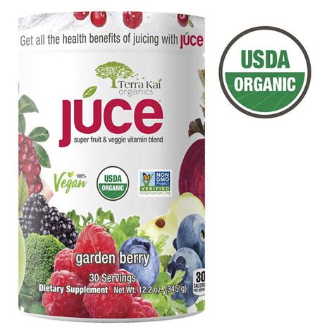 Terra Kai USDA Organic Super Juice Fruit & Veggie Powder Vitamin …