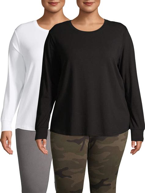 Florboom Plus Size Womens Clothes Long/Short Sleeve V Neck Tops Casual Loose Fit Basics High Low T Shirts. 4.2 out of 5 stars. 11,123. 148 offers from $13.98. Terra & Sky Plus Size Pull On Jegging. 4.0 out of 5 stars. 44. 133 offers from $25.39. Terra & Sky Green Chili Plus Size Long Sleeve V-Neck T-Shirt..