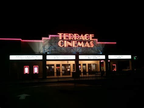 Terrace Cinemas; Terrace Cinemas. Read Reviews | Rate Theater 28901 S. Western Ave, Rancho Palos Verdes, CA 90275 310-831-1100 | View Map. Theaters Nearby AMC Rolling Hills 20 (2.8 mi) South Bay FIlm Society @ AMC Rolling Hills (2.8 mi) Regal Promenade (3.8 mi) AMC Del Amo 18 (5.7 mi) .... Terrace cinemas western ave